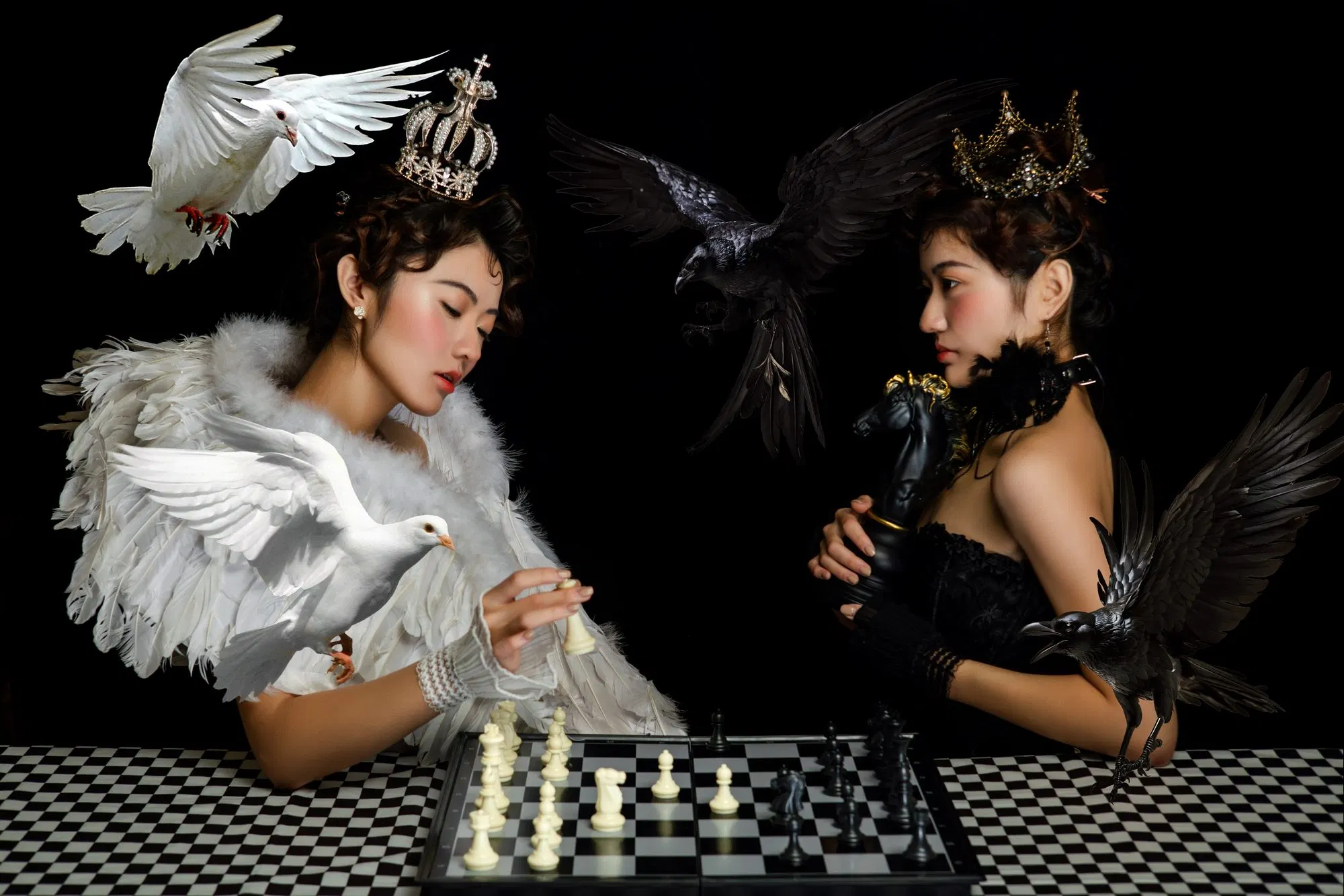 Conceptual fine art makeup, frame 42 of 53