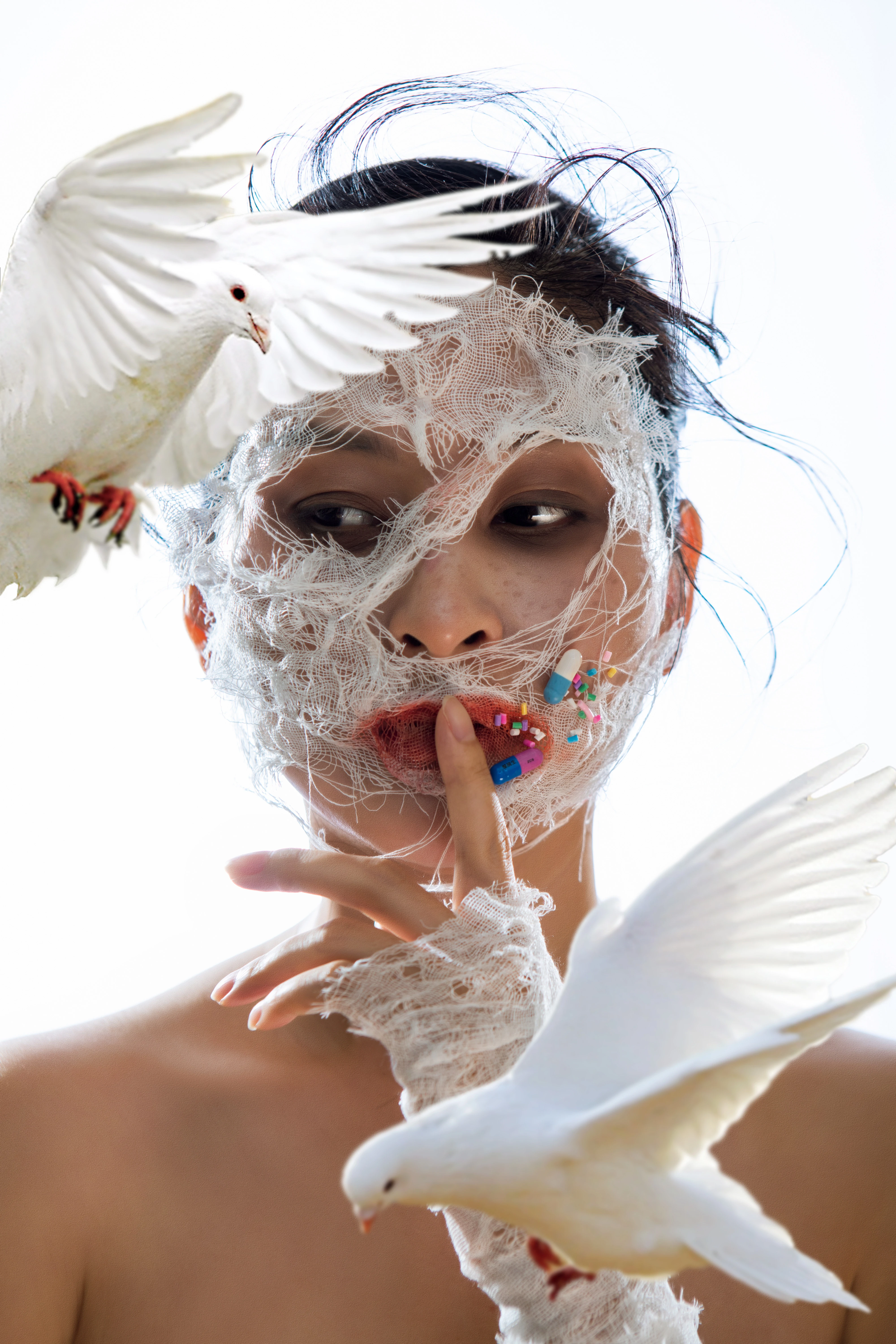 Conceptual fine art makeup