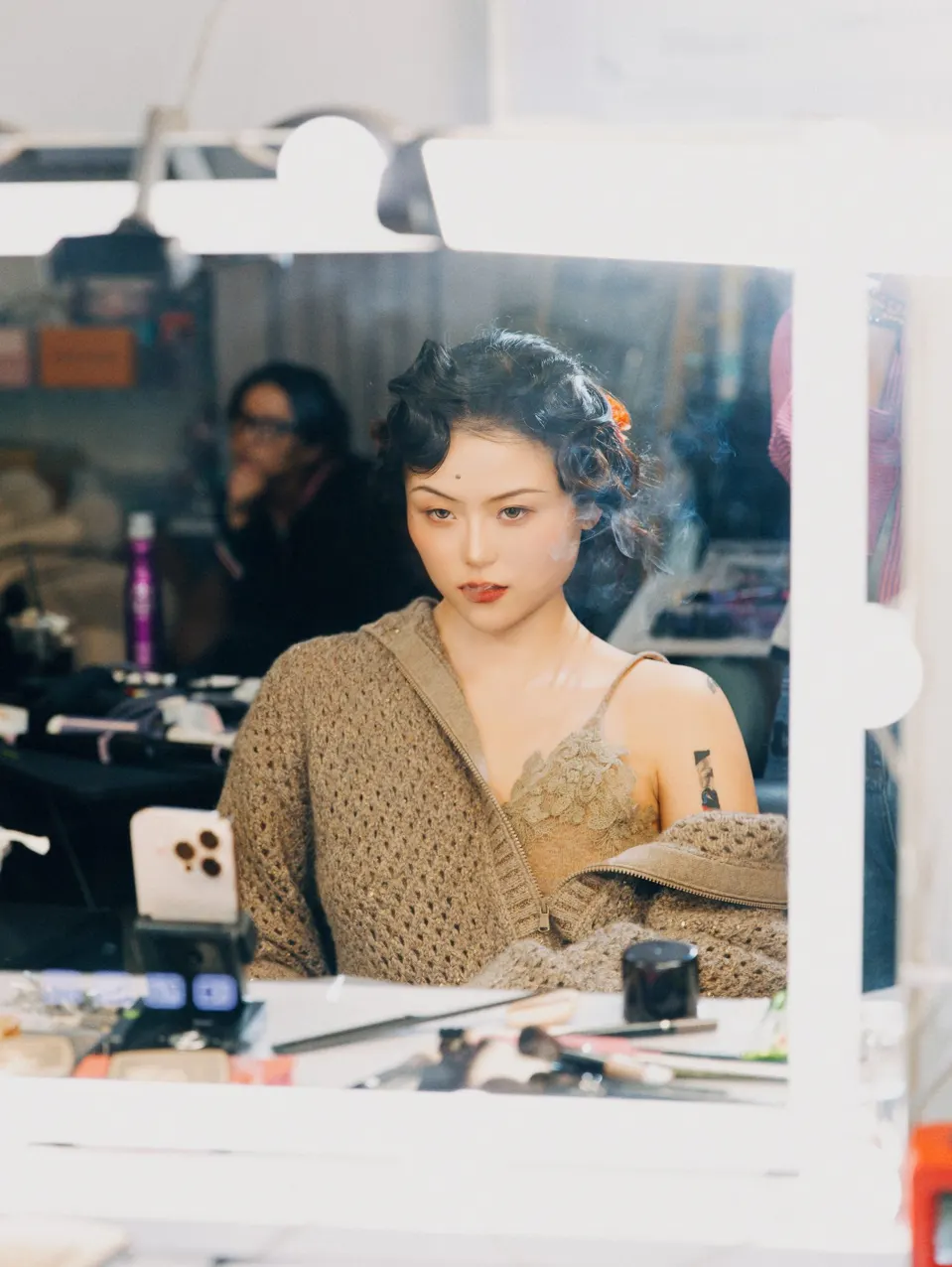 Makeup for a commercial shoot, frame 10 of 14