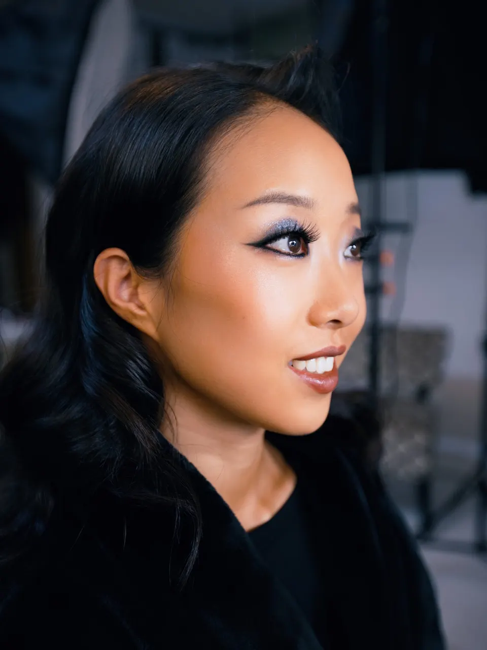 Makeup for a commercial shoot, frame 5 of 14