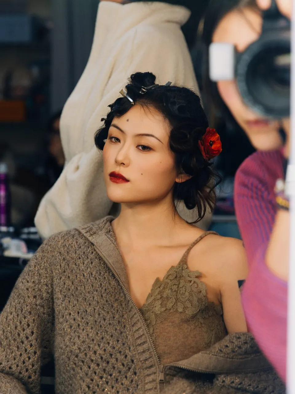 Makeup for a commercial shoot, frame 7 of 14
