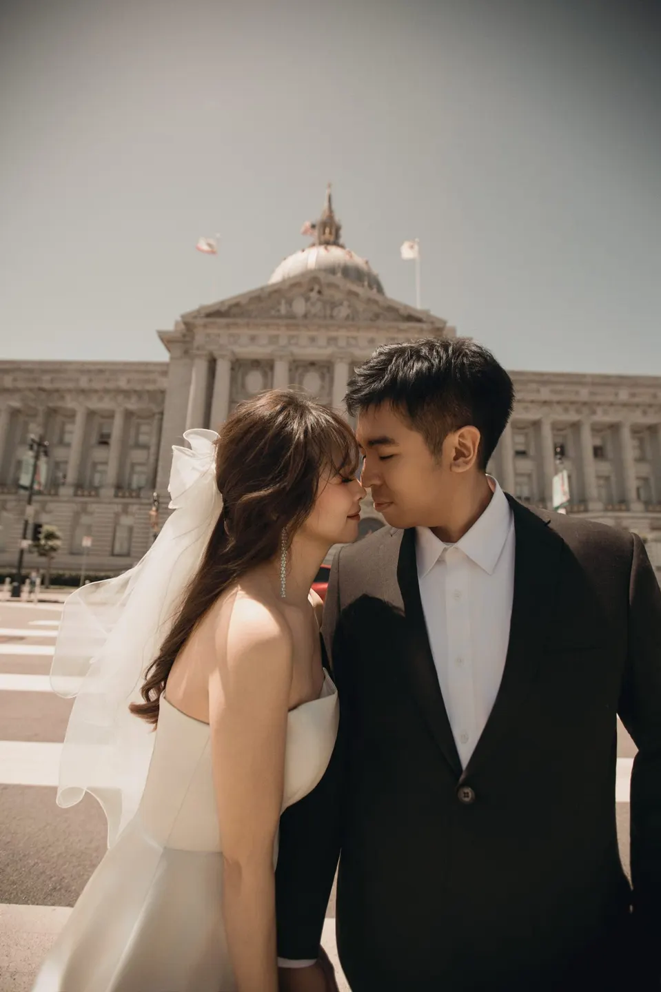 City Hall wedding on the grand staircase, frame 21 of 21
