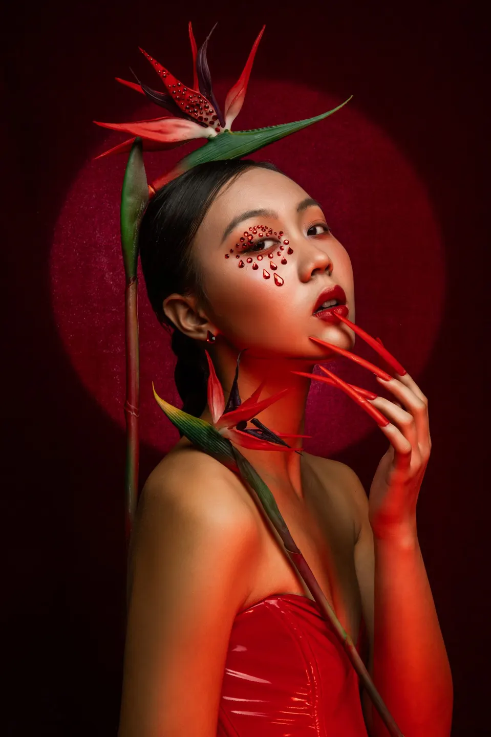 Conceptual fine art makeup, frame 14 of 53