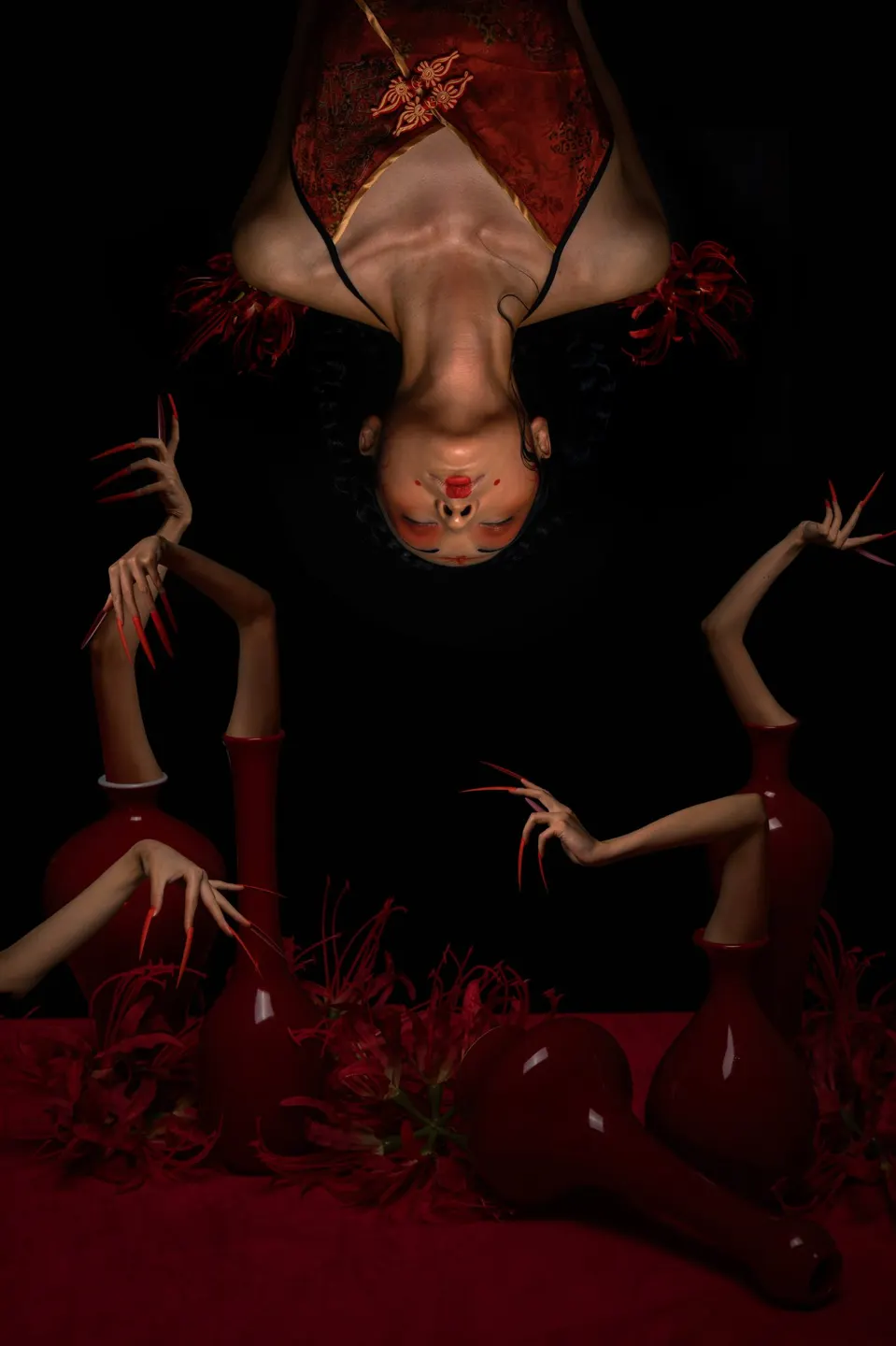 Conceptual fine art makeup, frame 18 of 53