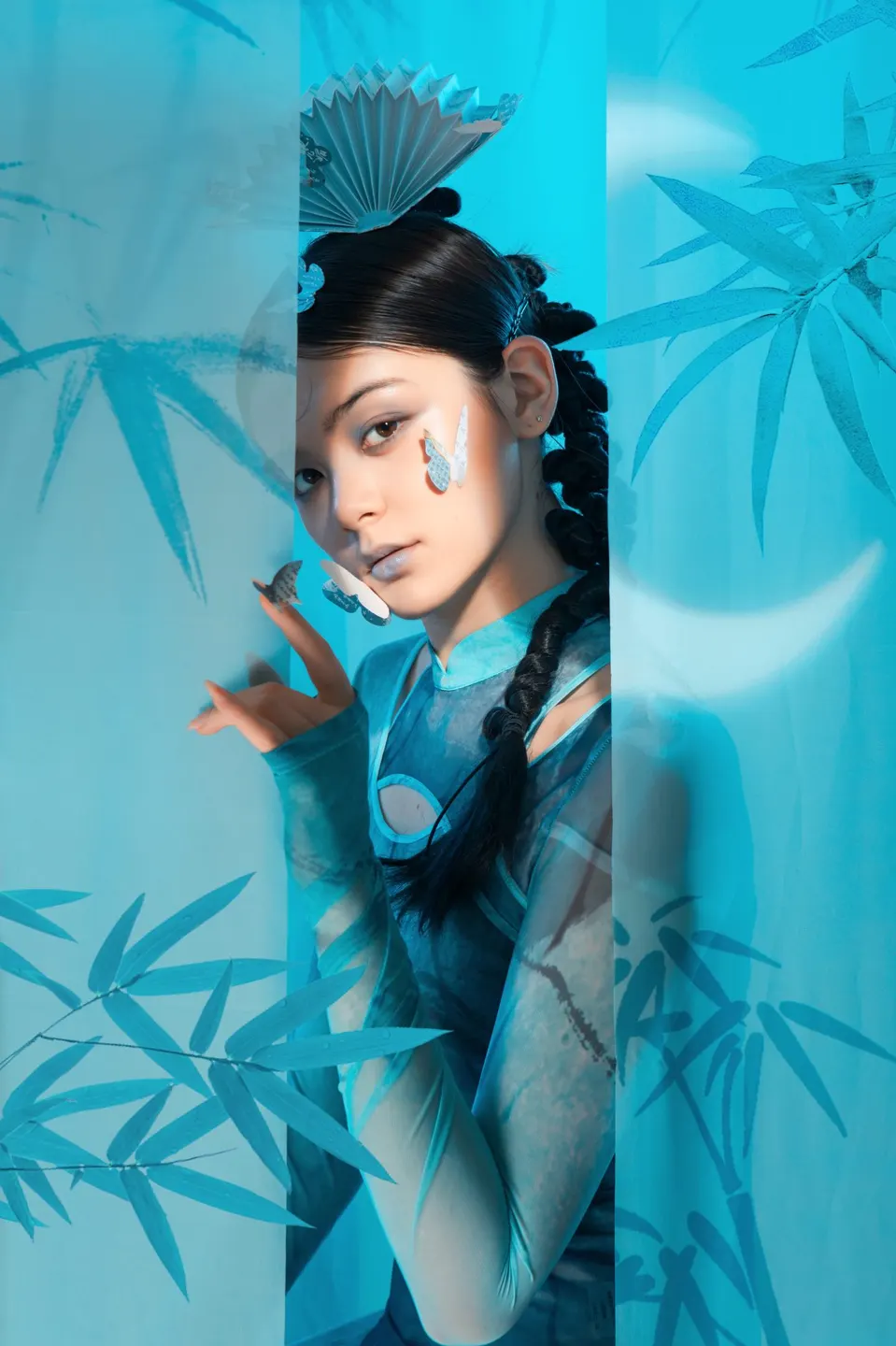 Conceptual fine art makeup, frame 19 of 53