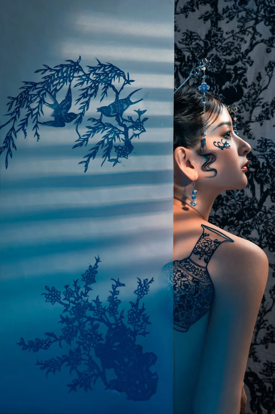 Conceptual fine art makeup, frame 22 of 53