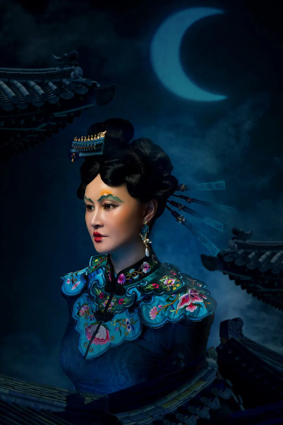 Conceptual fine art makeup, frame 23 of 53
