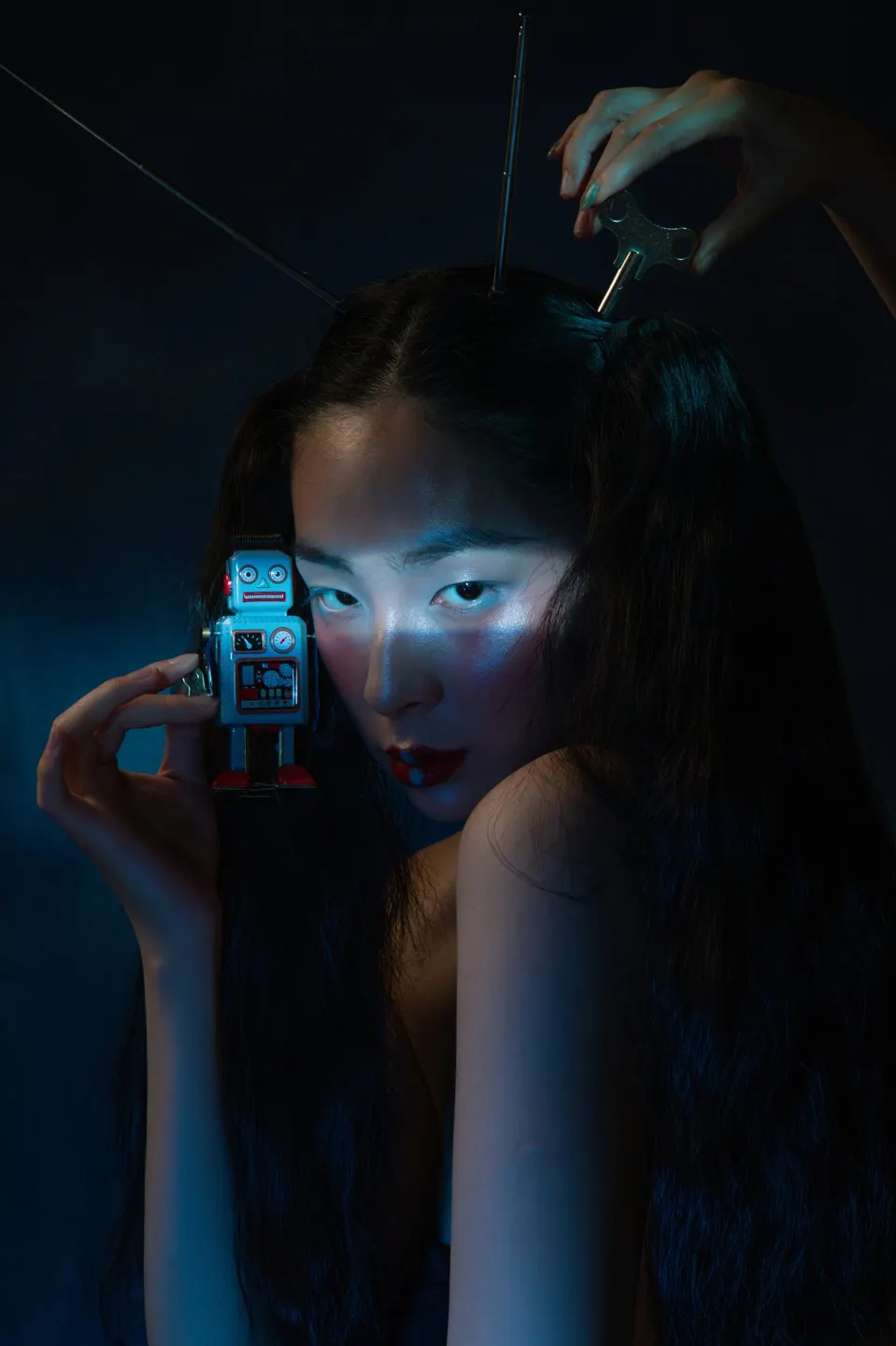 Conceptual fine art makeup, frame 26 of 53