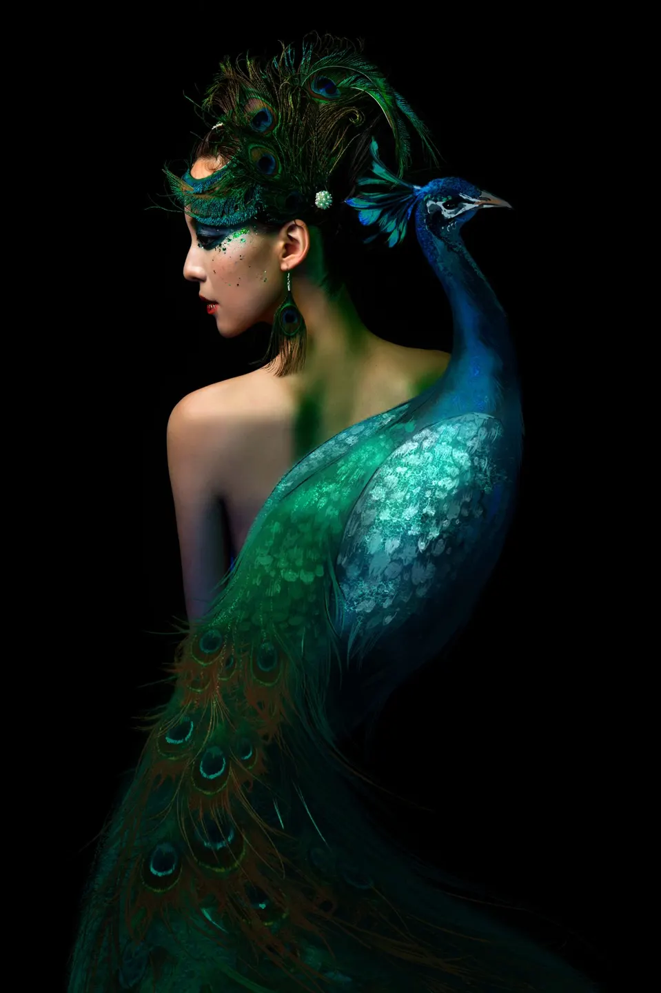 Conceptual fine art makeup, frame 27 of 53