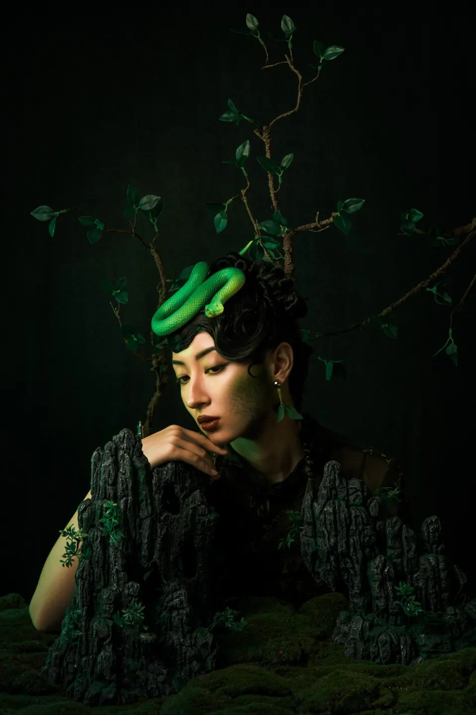 Conceptual fine art makeup, frame 30 of 53
