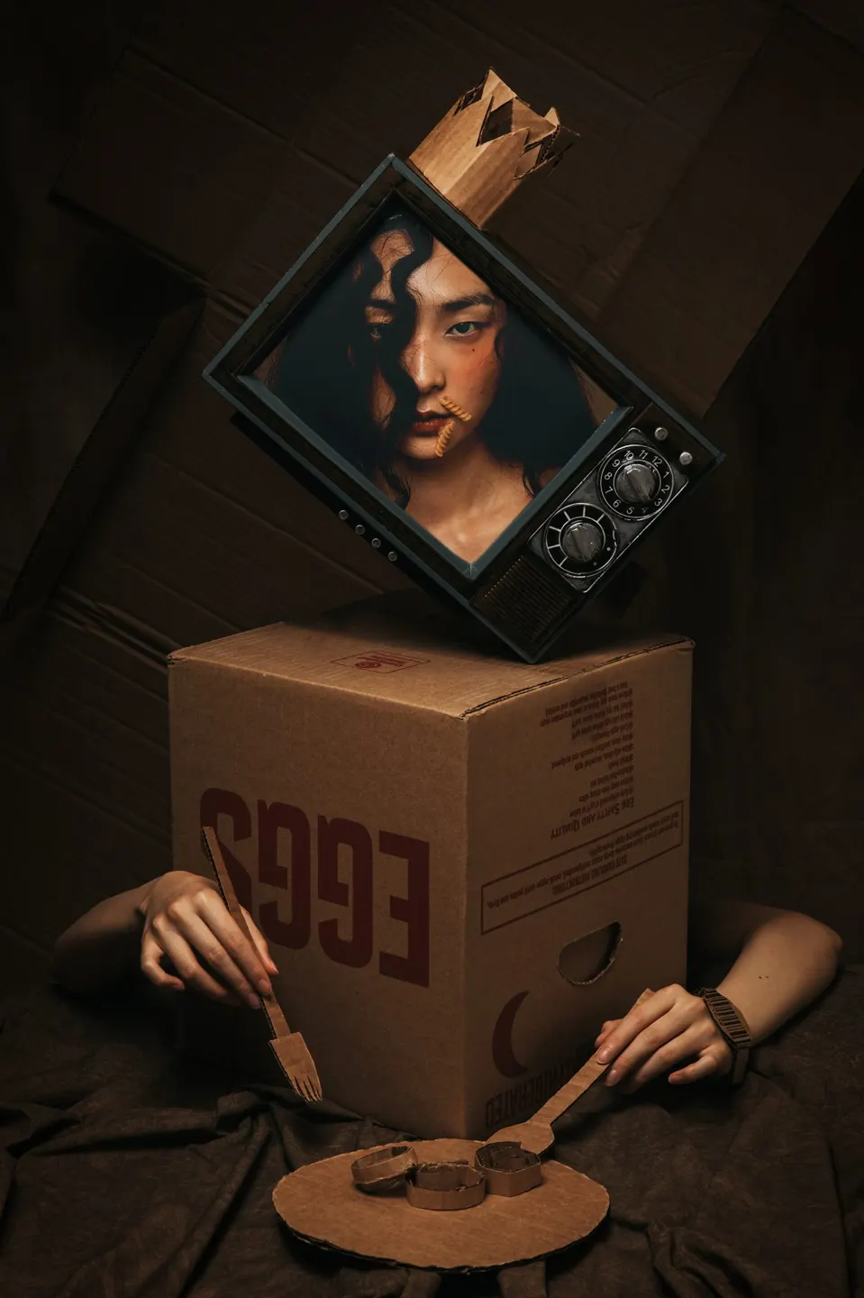 Conceptual fine art makeup, frame 36 of 53