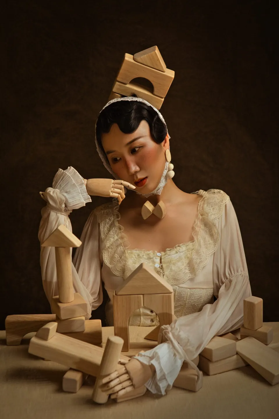 Conceptual fine art makeup, frame 41 of 53