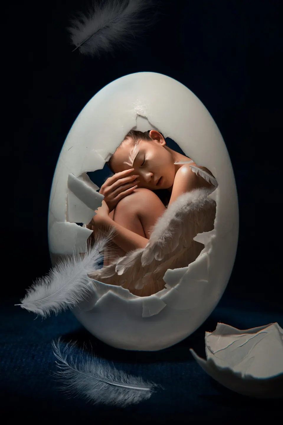 Conceptual fine art makeup, frame 45 of 53
