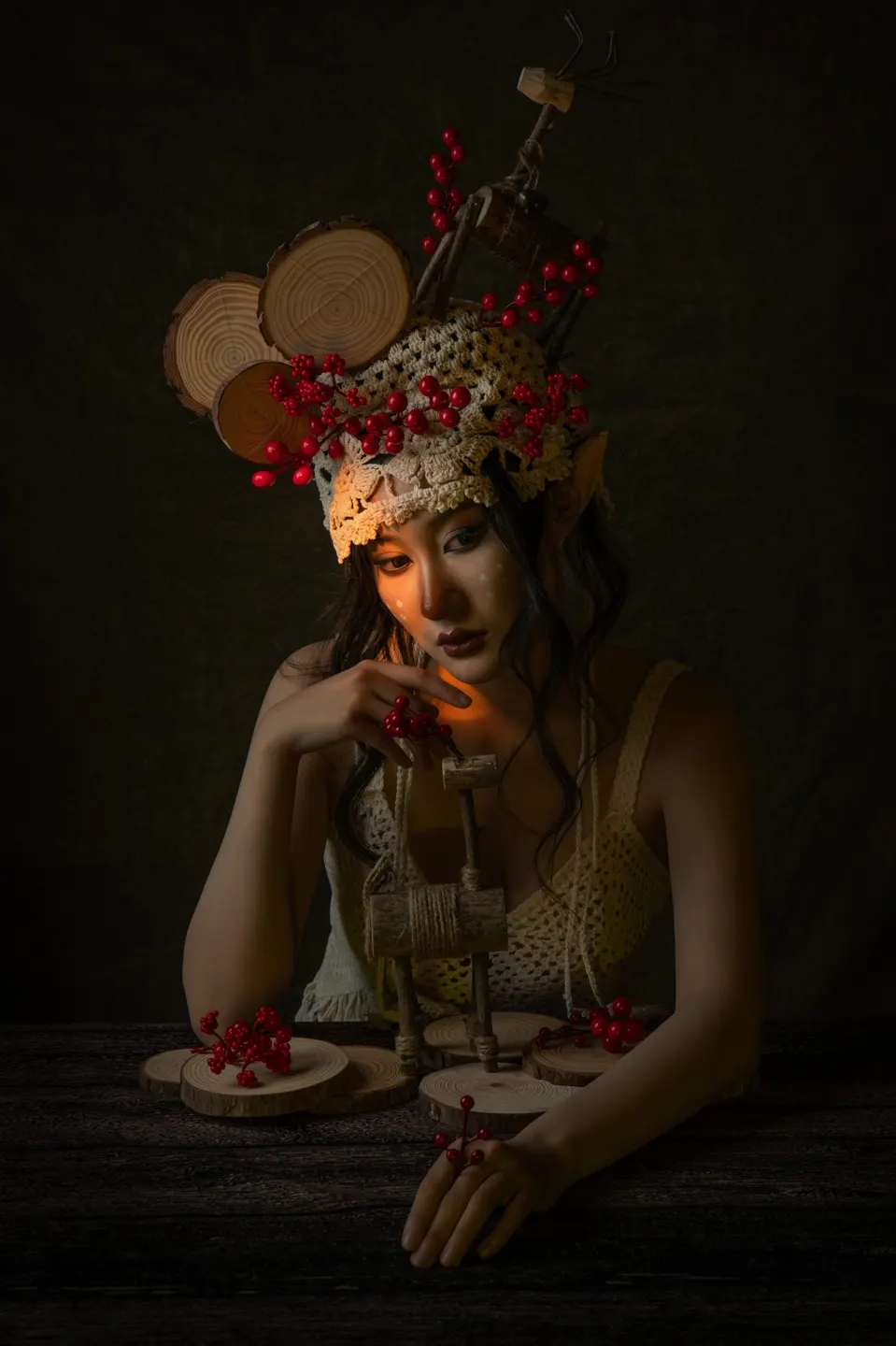 Conceptual fine art makeup, frame 46 of 53