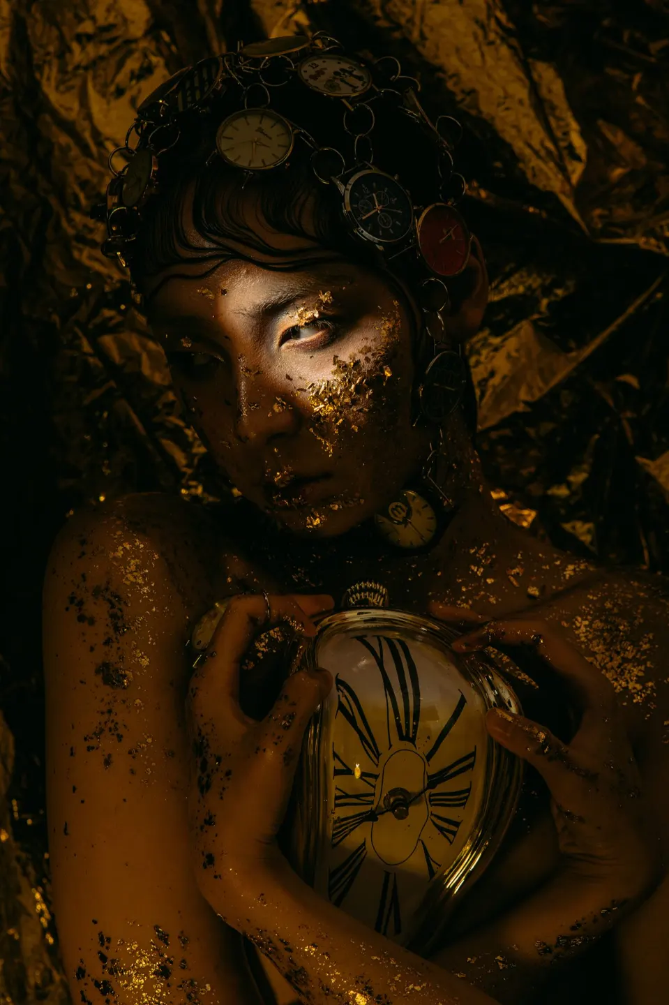 Conceptual fine art makeup, frame 49 of 53