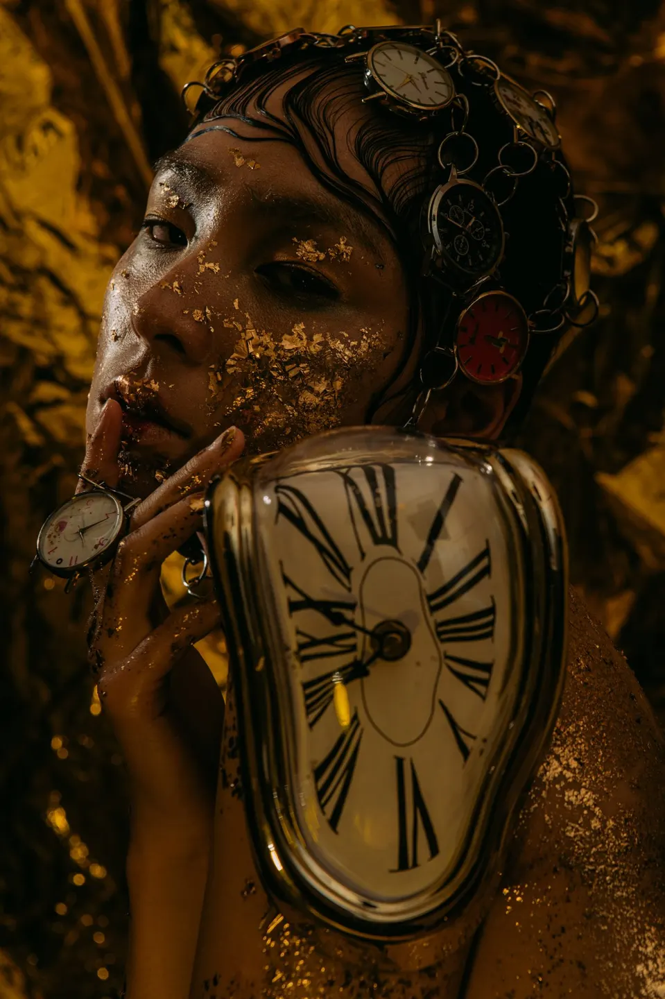 Conceptual fine art makeup, frame 50 of 53