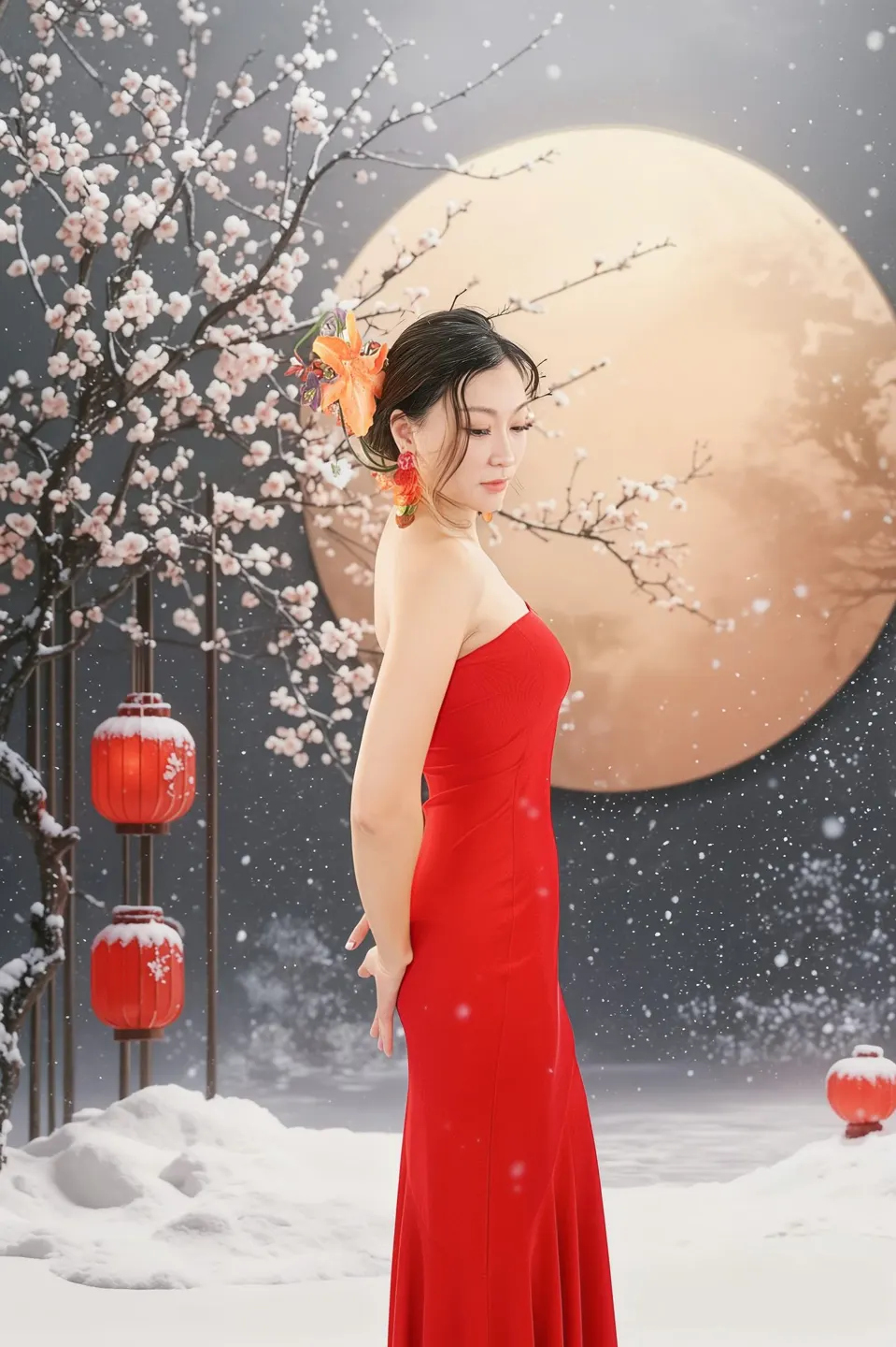 Modern Chinese style portrait, frame 8 of 32