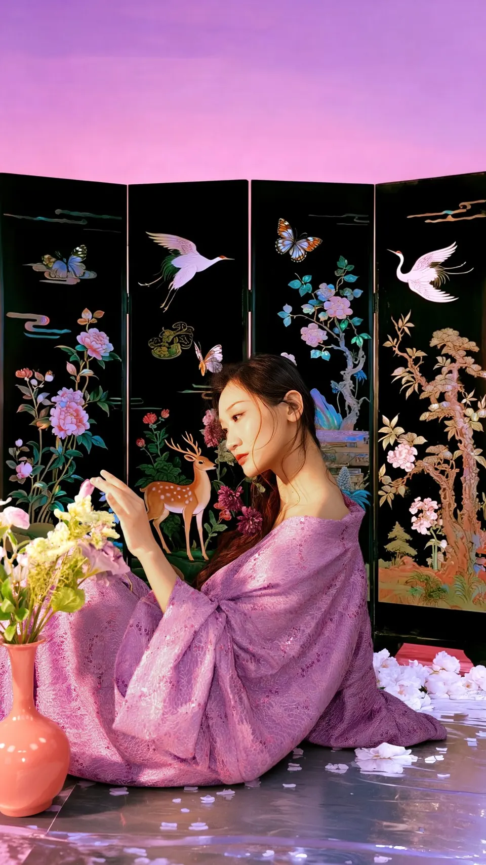 Modern Chinese style portrait, frame 22 of 32