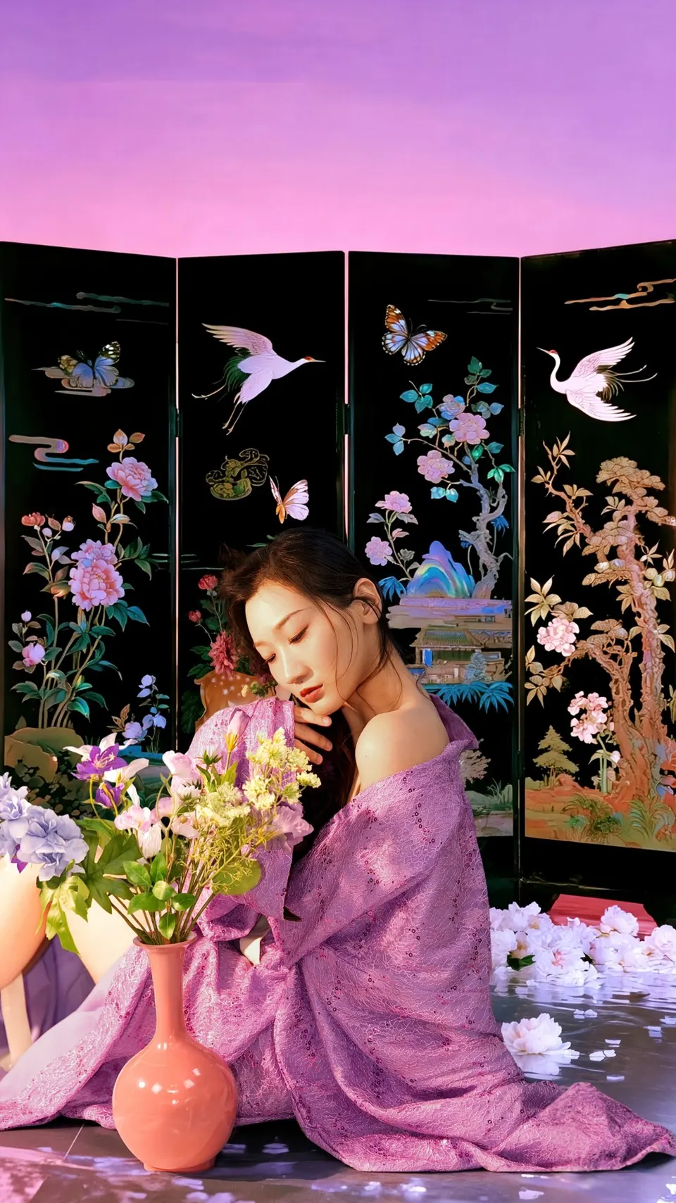 Modern Chinese style portrait, frame 23 of 32